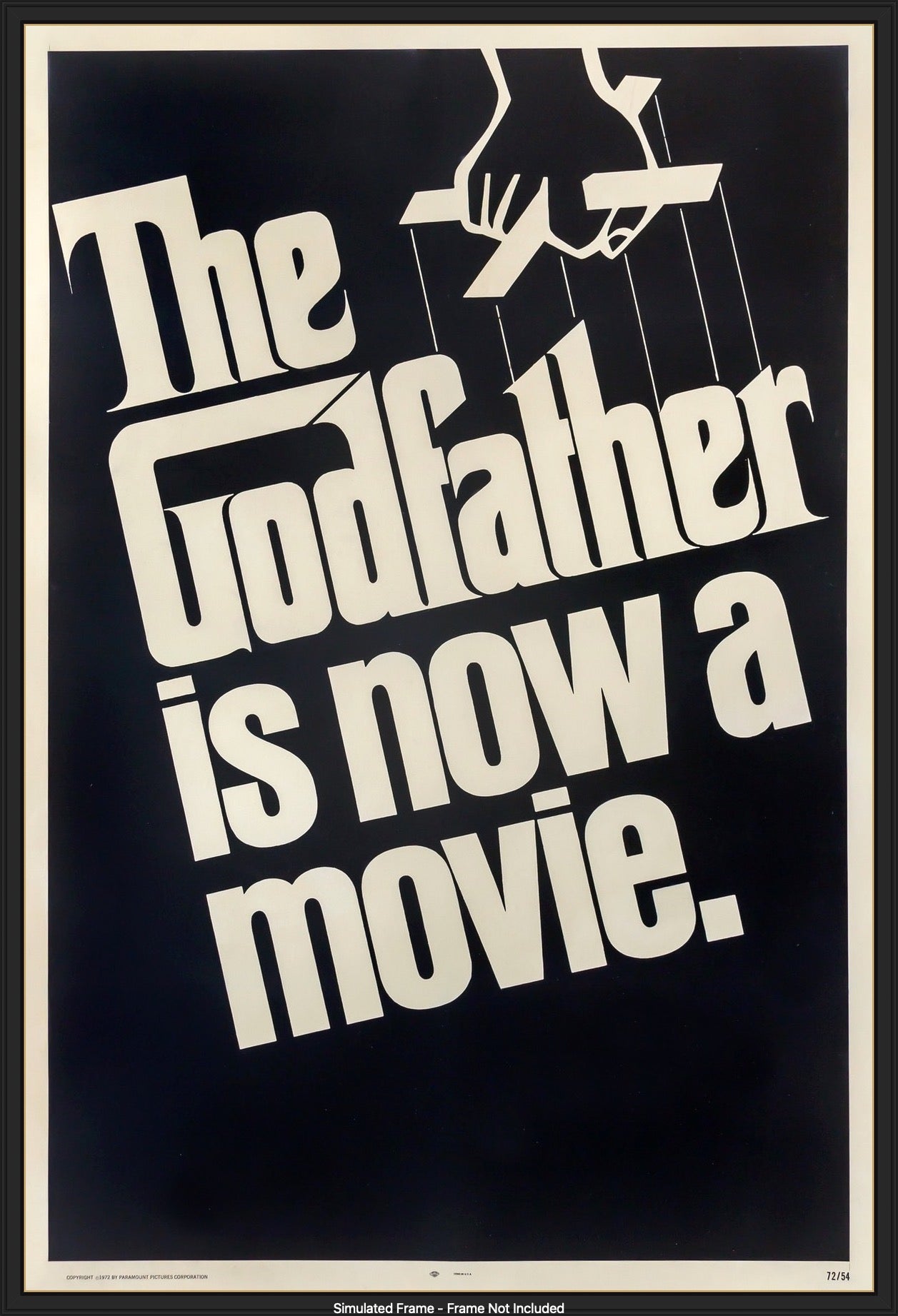 Godfather (1972) original movie poster for sale at Original Film Art - Vintage Movie Posters