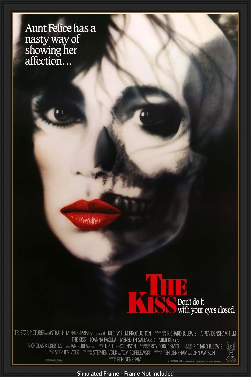 Kiss (1988) original movie poster for sale at Original Film Art - Vintage Movie Posters