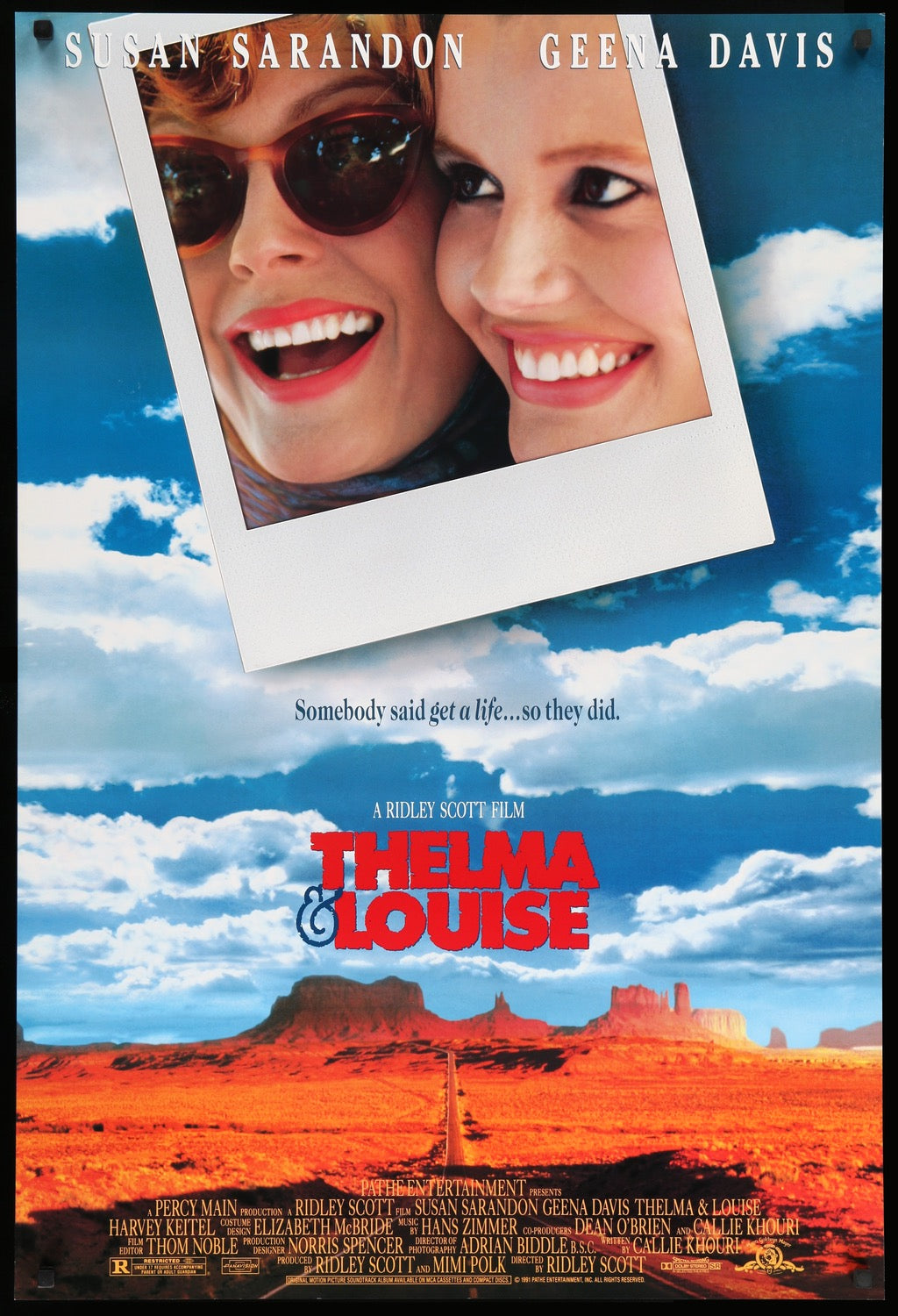 Thelma and Louise (1991) original movie poster for sale at Original Film Art - Vintage Movie Posters