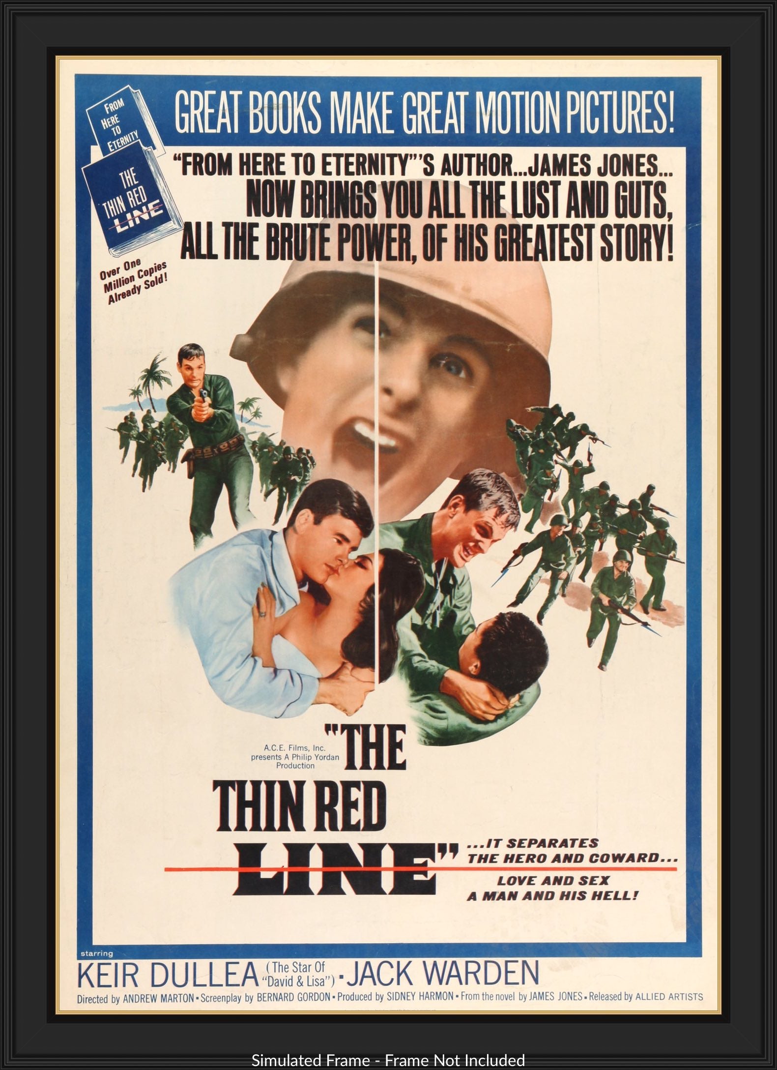 The Thin Red Line (1964) Original Thirty by Forty Movie Poster - Original  Film Art - Vintage Movie Posters