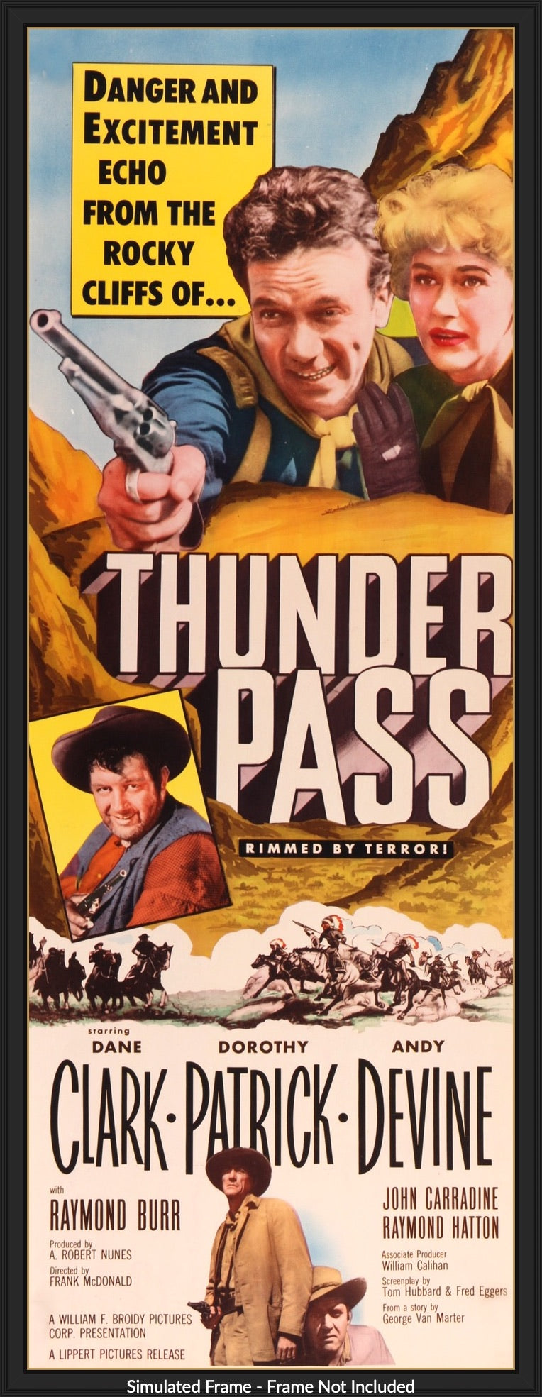 Thunder Pass (1954) original movie poster for sale at Original Film Art