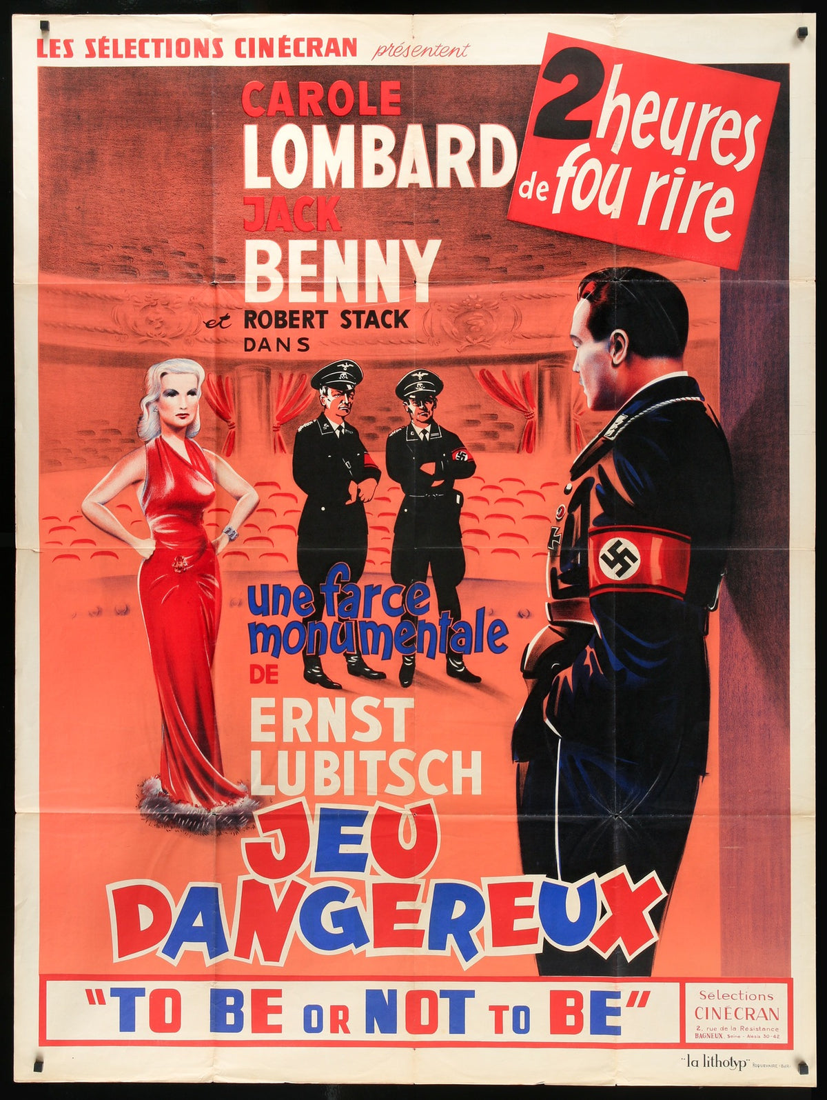 To Be or Not to Be (1942) original movie poster for sale at Original Film Art - Vintage Movie Posters