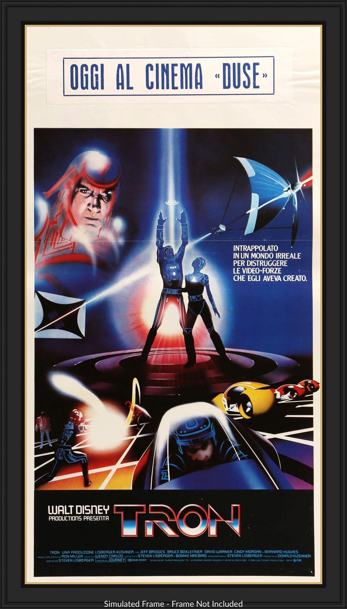 Tron (1982) original movie poster for sale at Original Film Art - Vintage Movie Posters