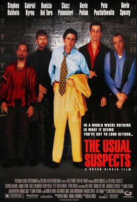Usual Suspects (1995) original movie poster for sale at Original Film Art - Vintage Movie Posters