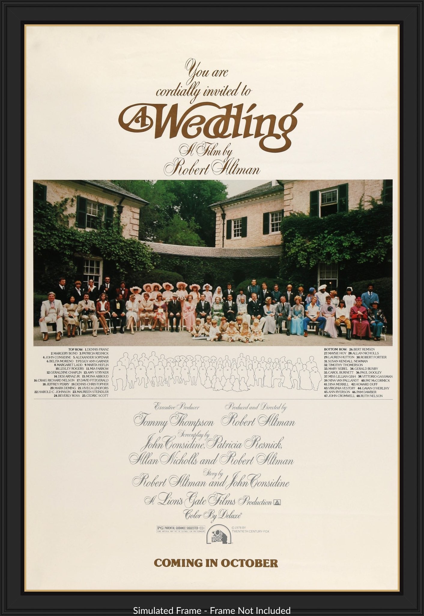 Wedding (1978) original movie poster for sale at Original Film Art - Vintage Movie Posters